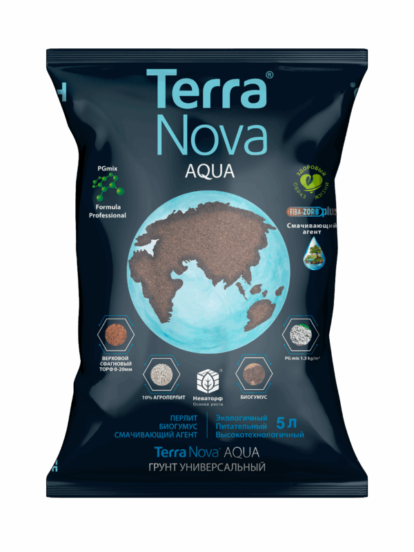 TERRA NOVA aqua Терра Нова Аква, профессиональный субстрат, 40 л