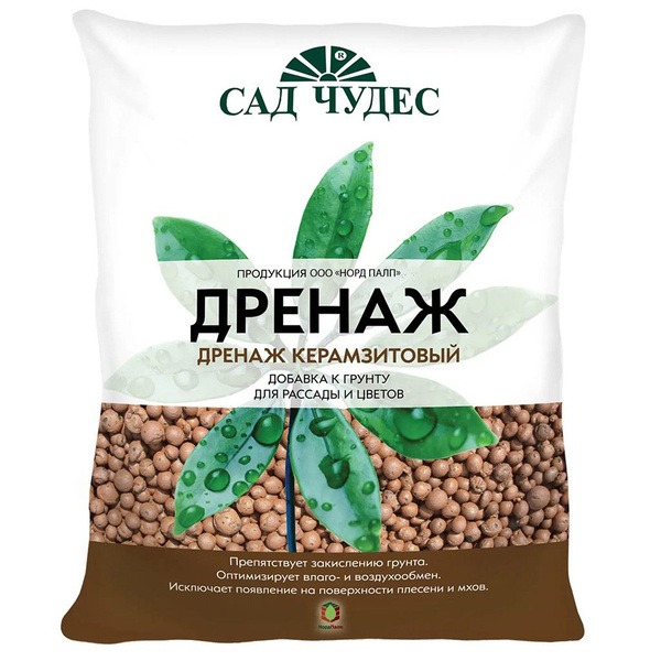 САД ЧУДЕС Дренаж керамзитовый САД ЧУДЕС Дренаж (мелкий) фракция 4-10 мм. 10л