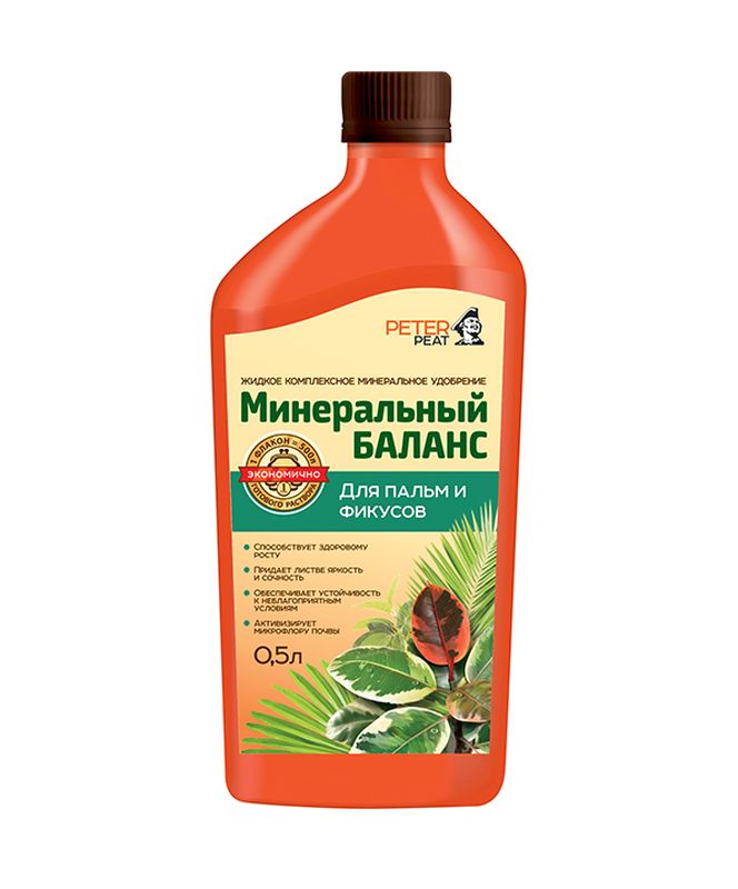 Минеральный баланс palmy Минеральный баланс, "Для пальм и фикусов", 0,5л