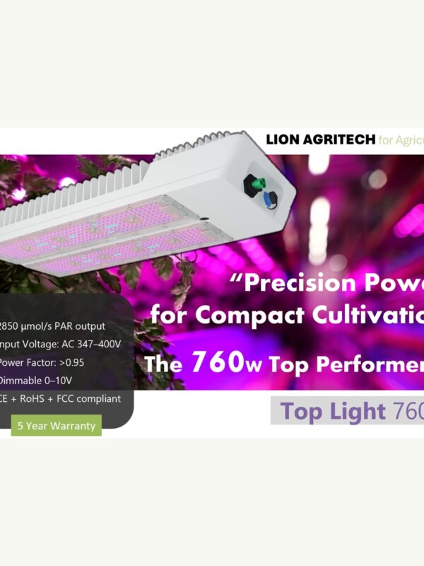 Lion Agritech Top Light 760 Вт Промышленный светильник Lion Agritech 760 Вт, верхний — фото