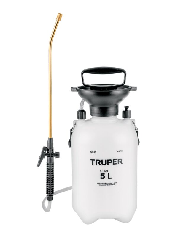Опрыскиватель садовый Truper FUT-5, помповый, 5 л, официальное фото Truper